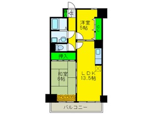 ファ－ロ新北島の物件間取画像